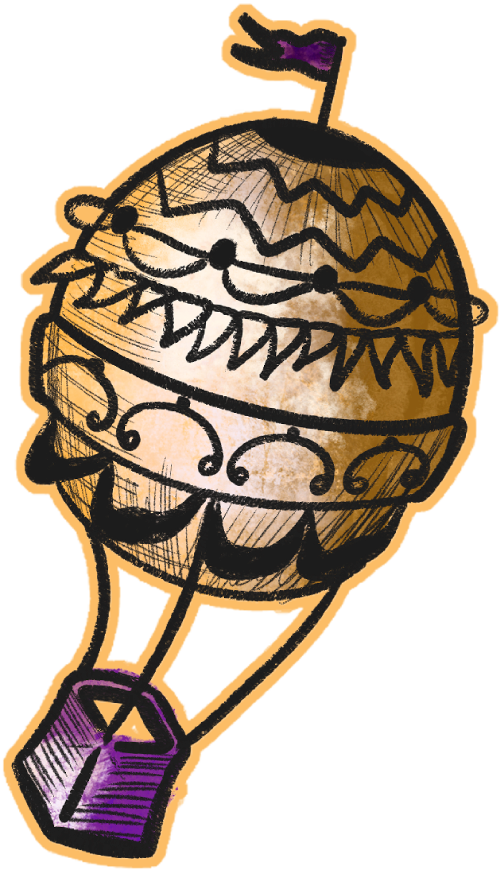 ilustración globo Hexs